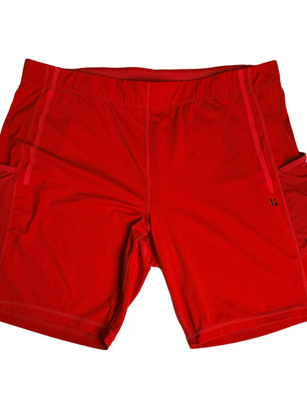 Sports Illustrated Red Biker Shorts 3X Athletic Compression Pocket Shorts